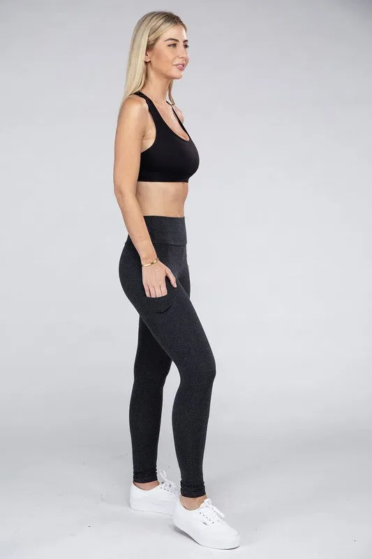 Active Leggings Featuring Concealed Pockets