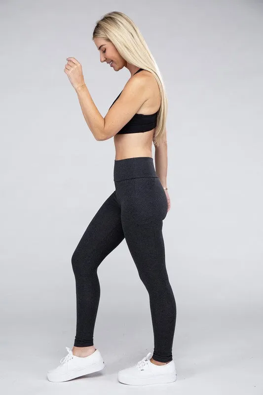 Active Leggings Featuring Concealed Pockets