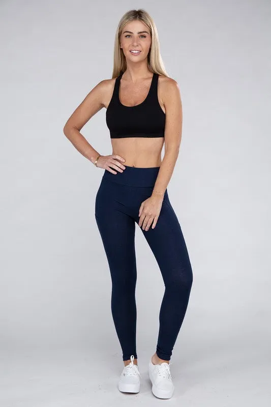 Active Leggings Featuring Concealed Pockets