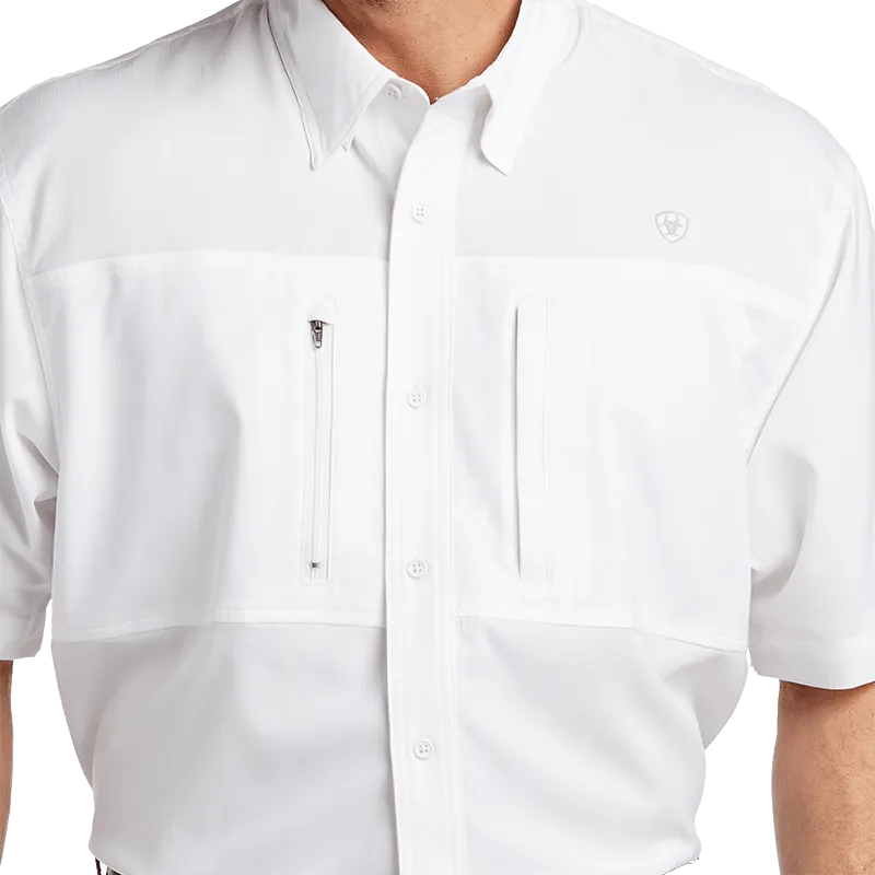 Ariat Men's White VentTek Classic Fit Shirt - Big