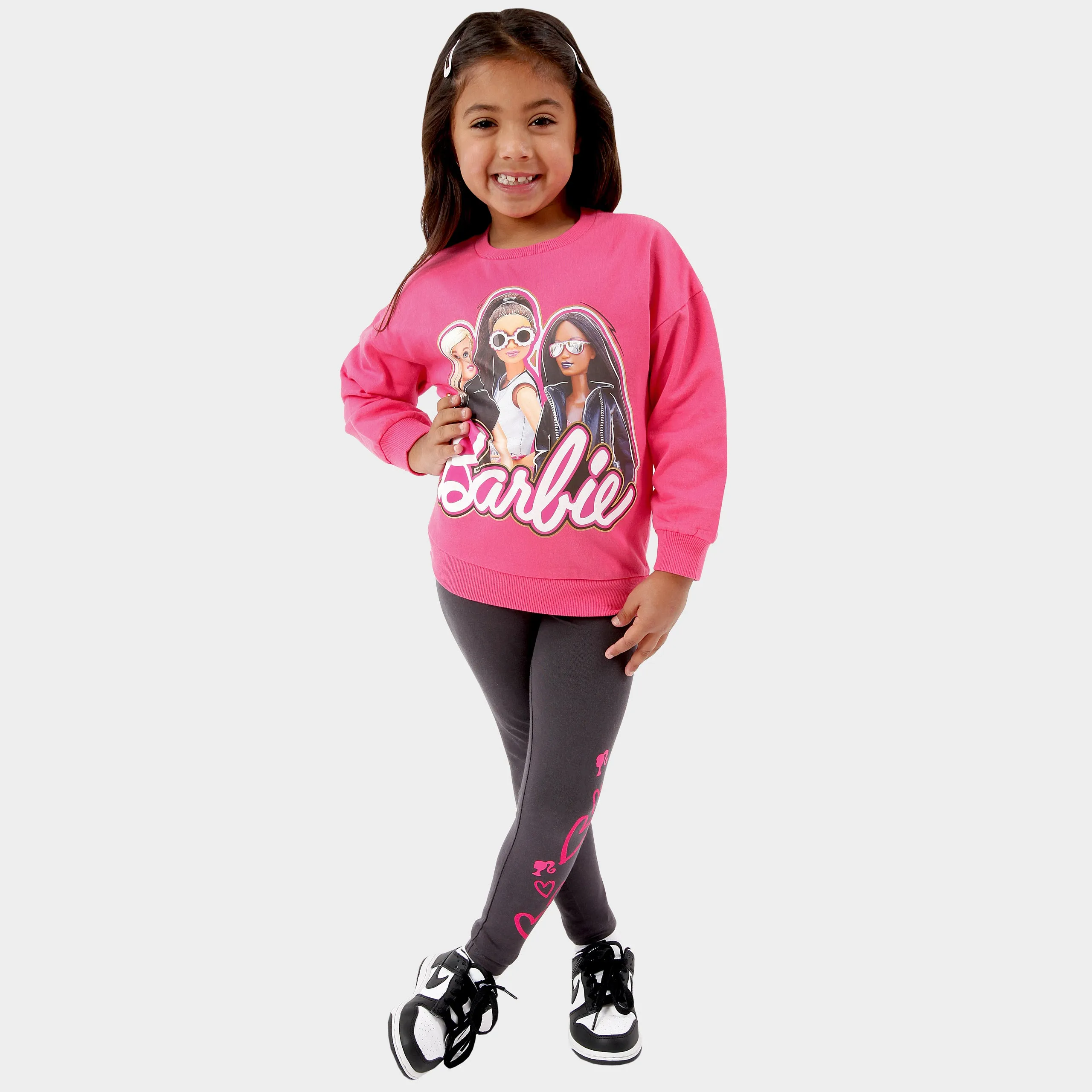 Barbie Sweatshirt and Leggings Outfit