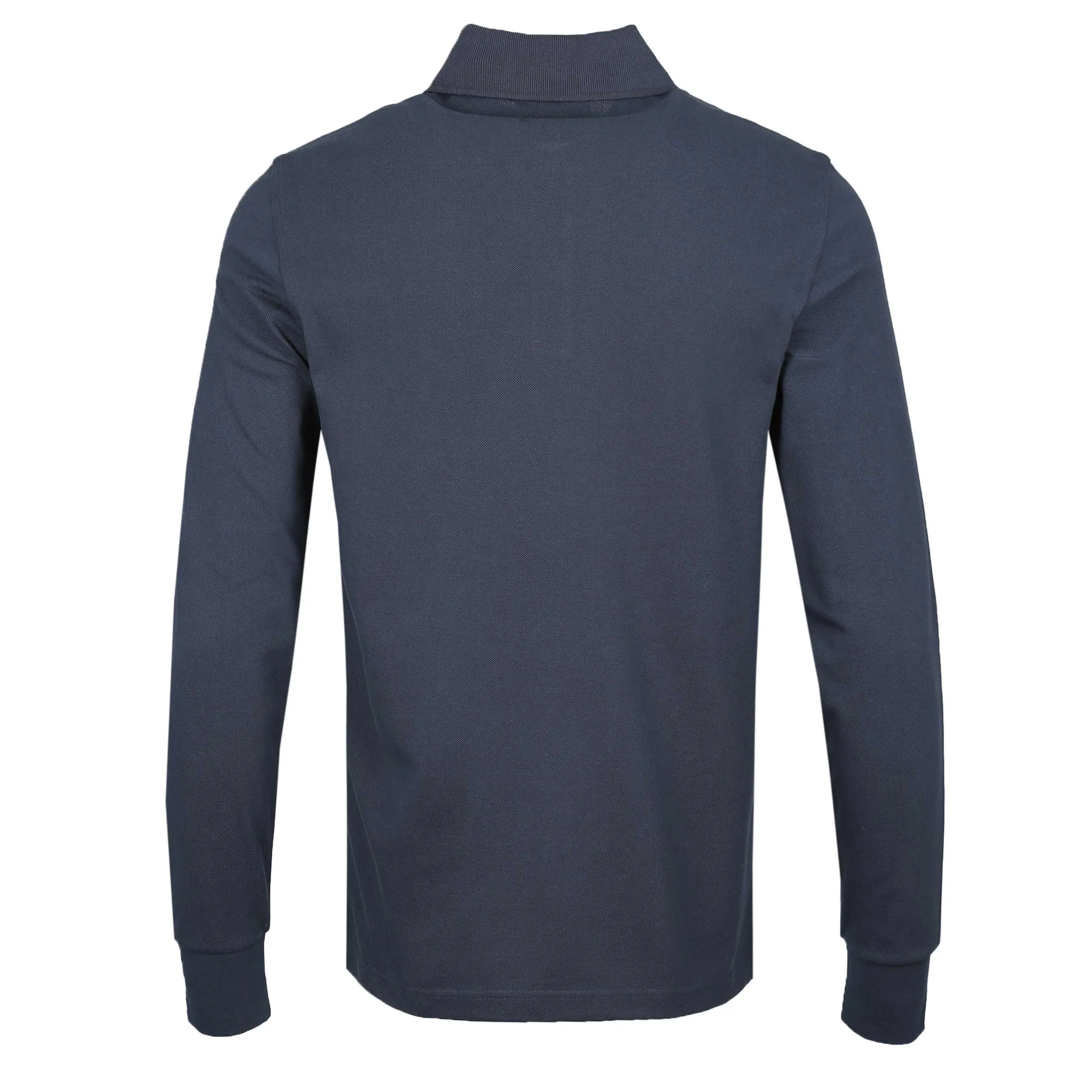 Belstaff Long Sleeve Polo Shirt in Dark Ink