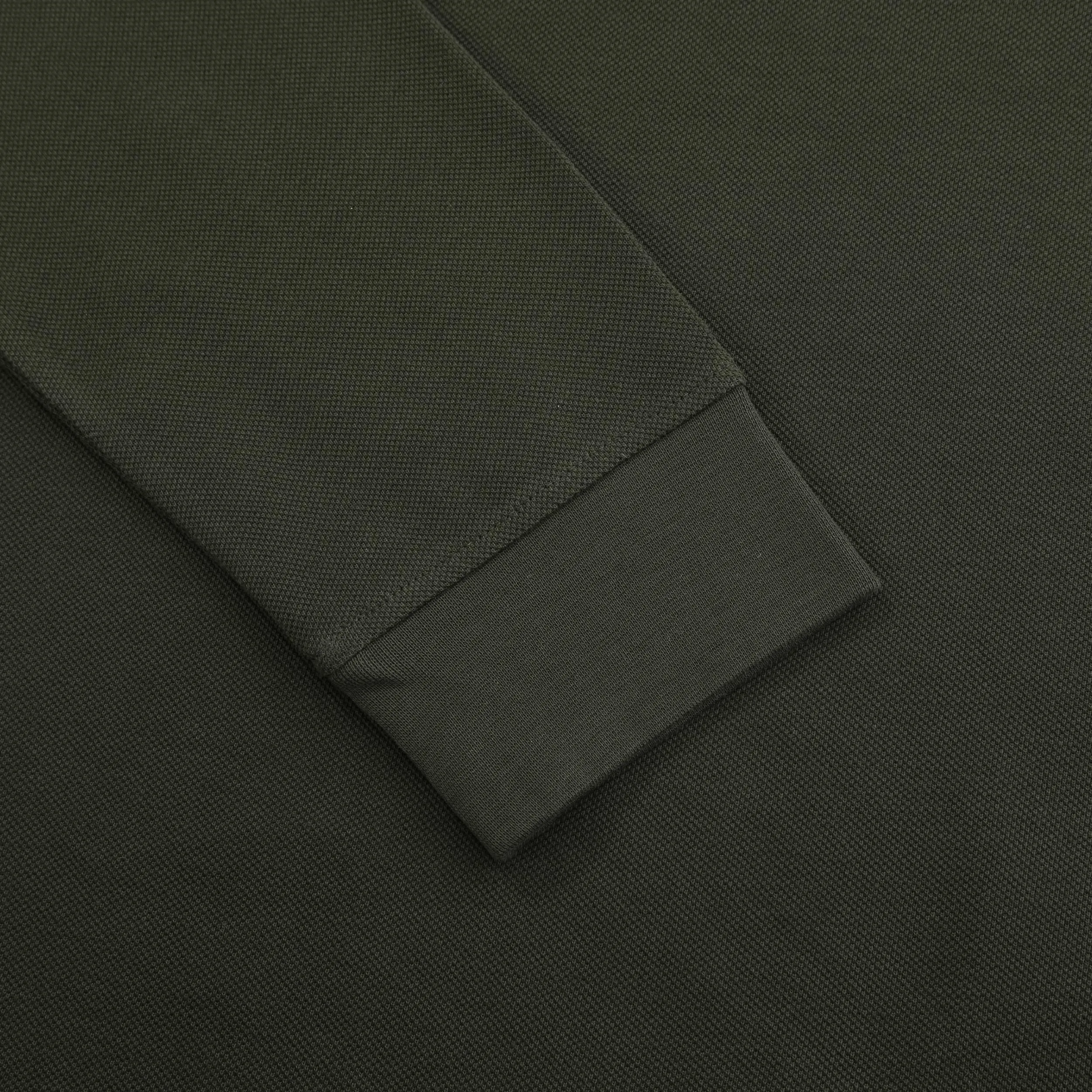 Belstaff Long Sleeve Polo Shirt in Tile Green