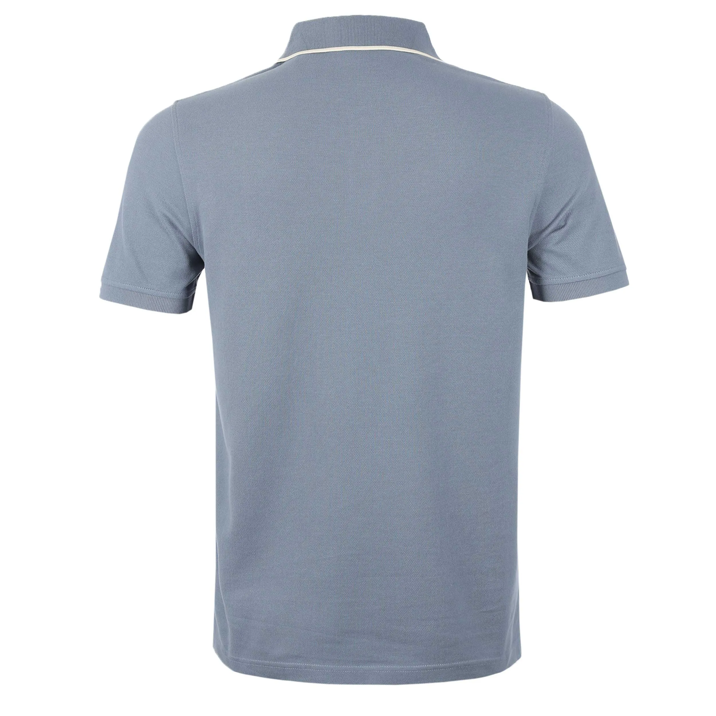 Belstaff Tipped Short Sleeve Polo Shirt in Blue Flint