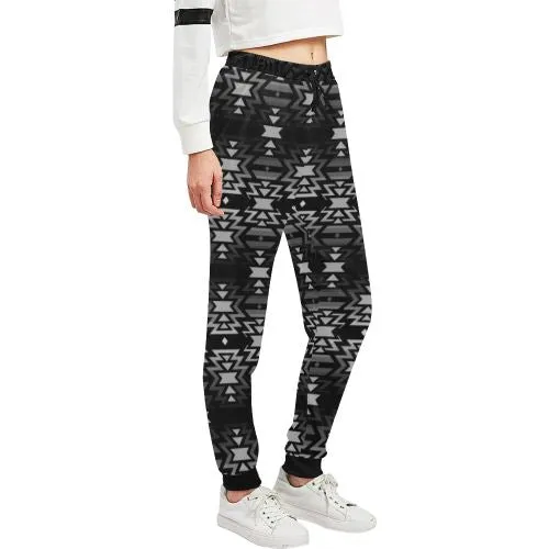 Black Fire Black and Gray Women's Sweatpants