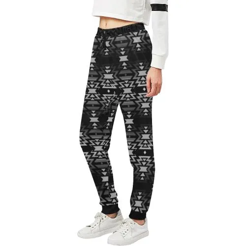 Black Fire Black and Gray Women's Sweatpants