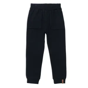 Black Fleecy Sweatpants