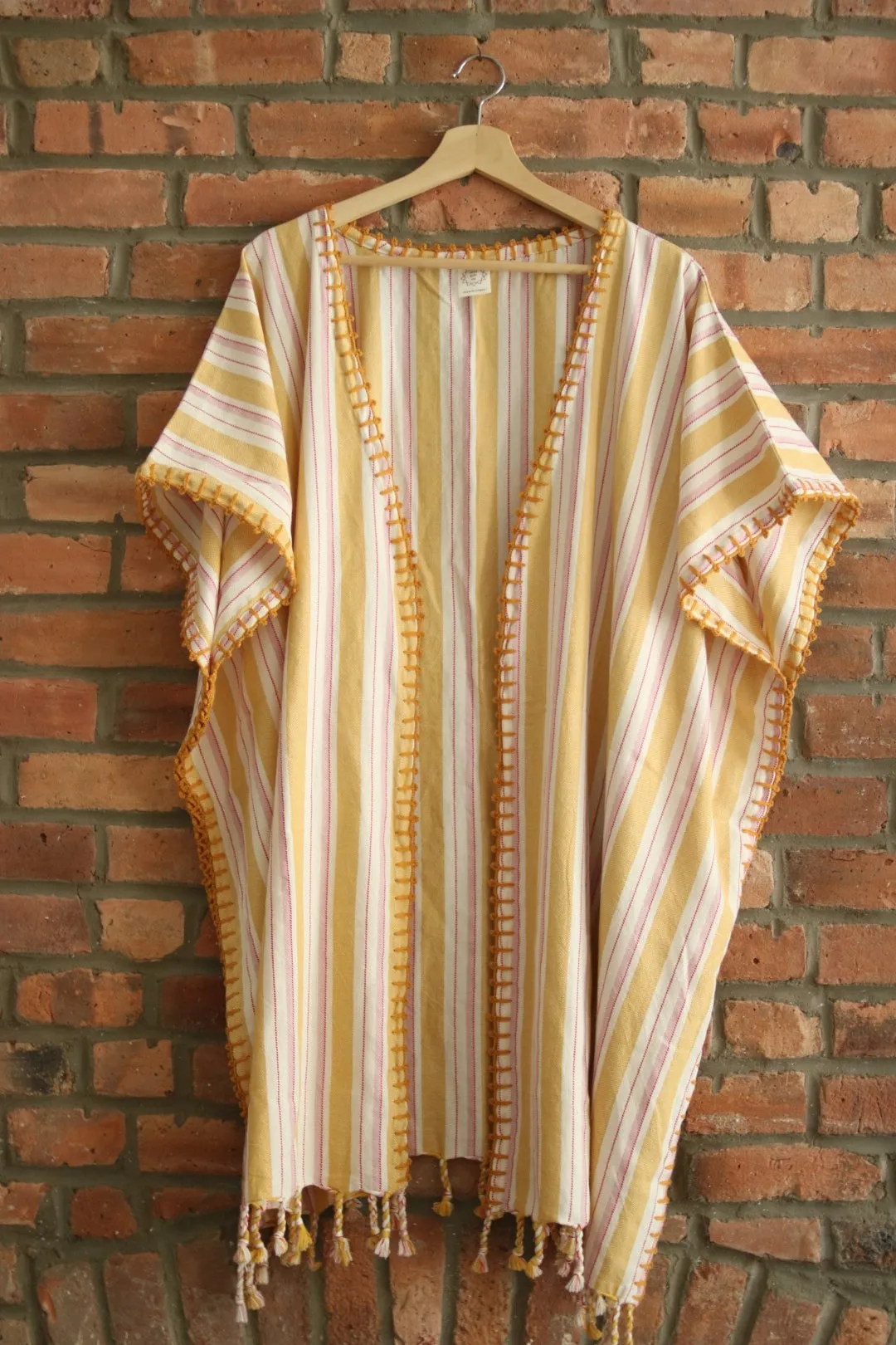 BOHO MUSTARD Stitched Kaftan