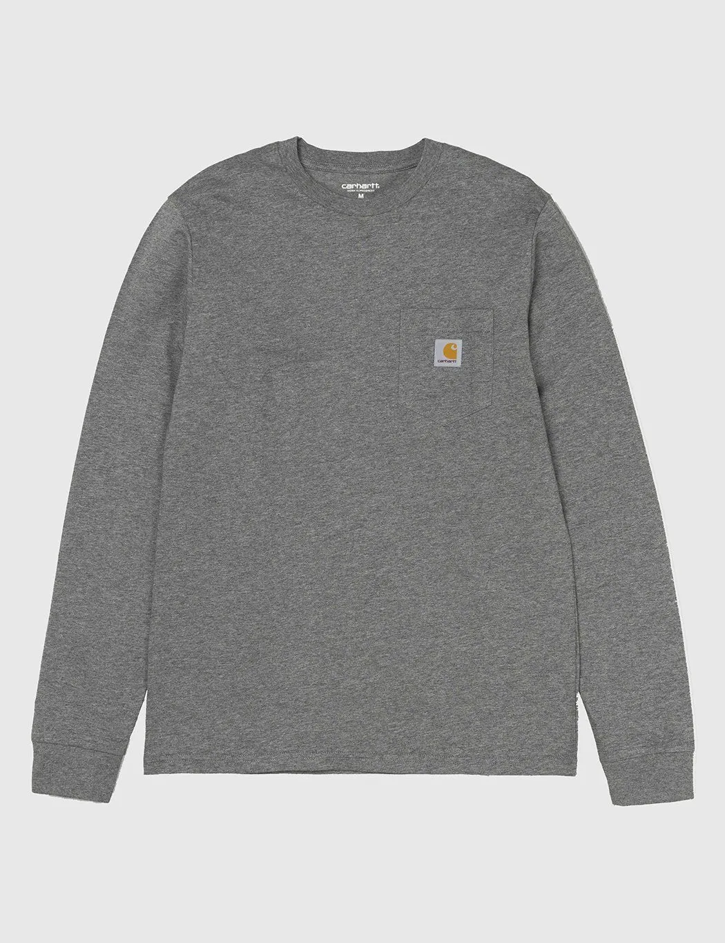 Carhartt Pocket Long Sleeve T-Shirt - Dark Grey