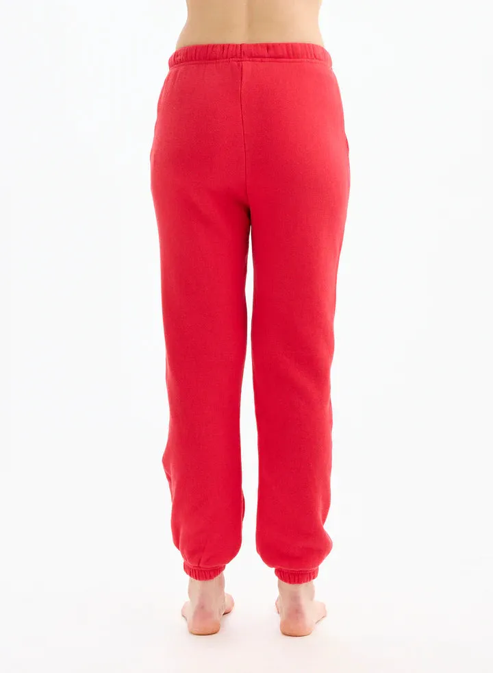 CHR Stars Chanel Sweatpants in Red