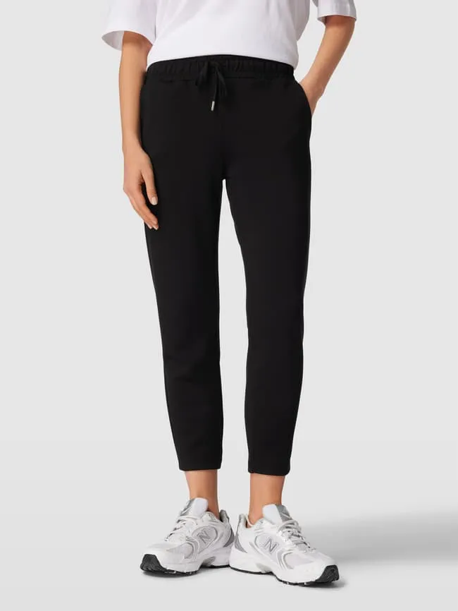 Christian Berg Sweatpants with Back Pockets, Black