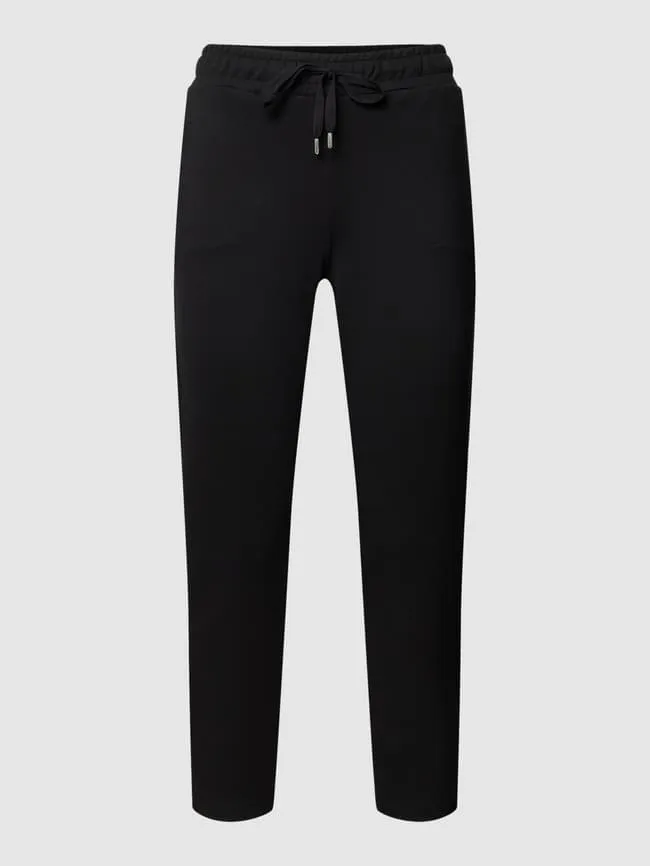 Christian Berg Sweatpants with Back Pockets, Black