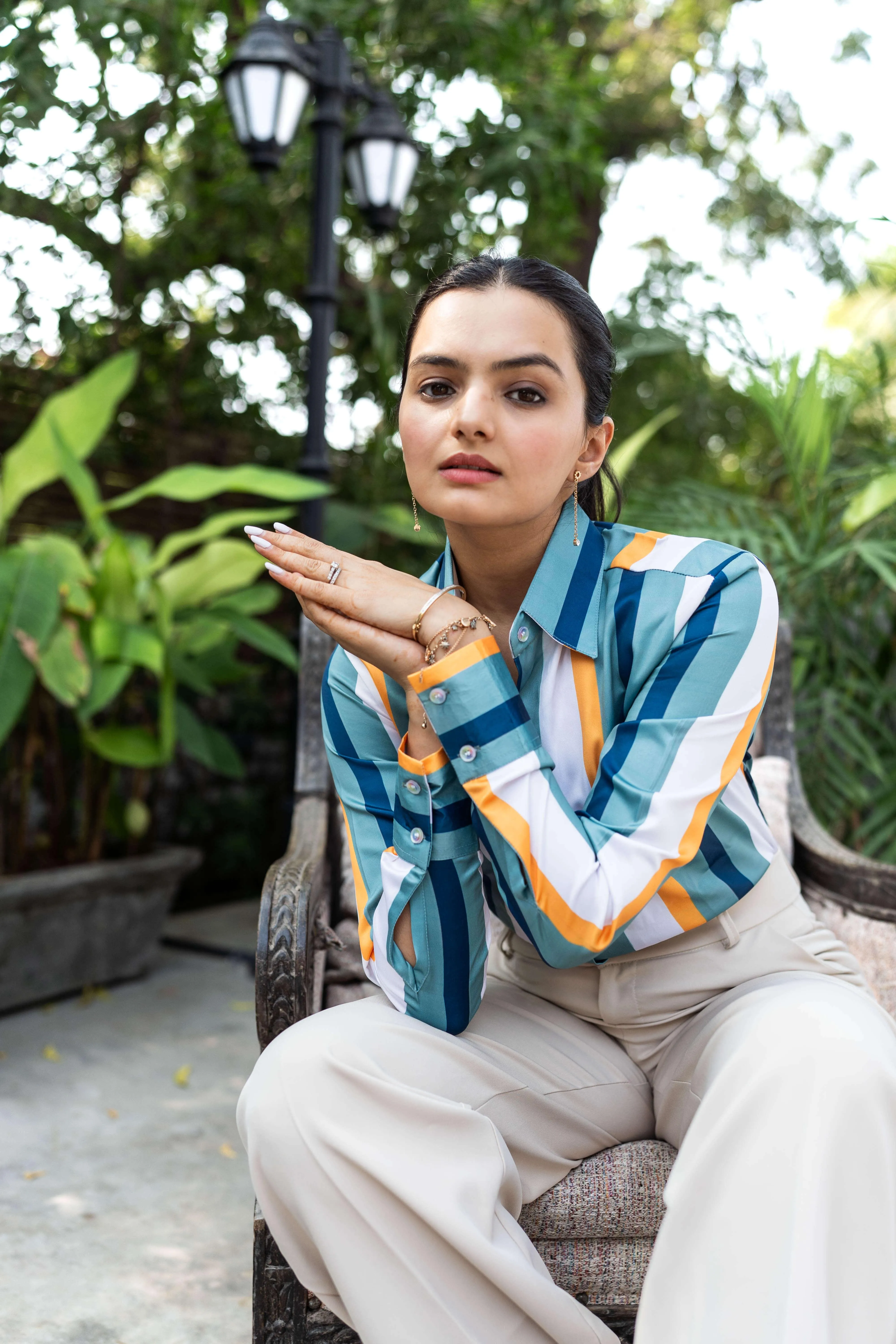 Classic Stripe Palletted Shirt