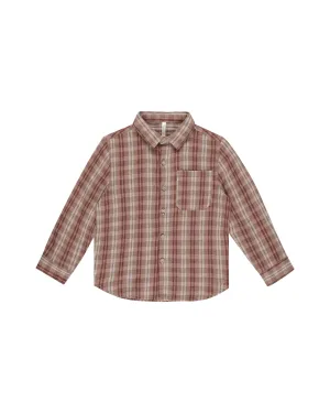 Collared Long Sleeve Shirt | Autumn Plaid