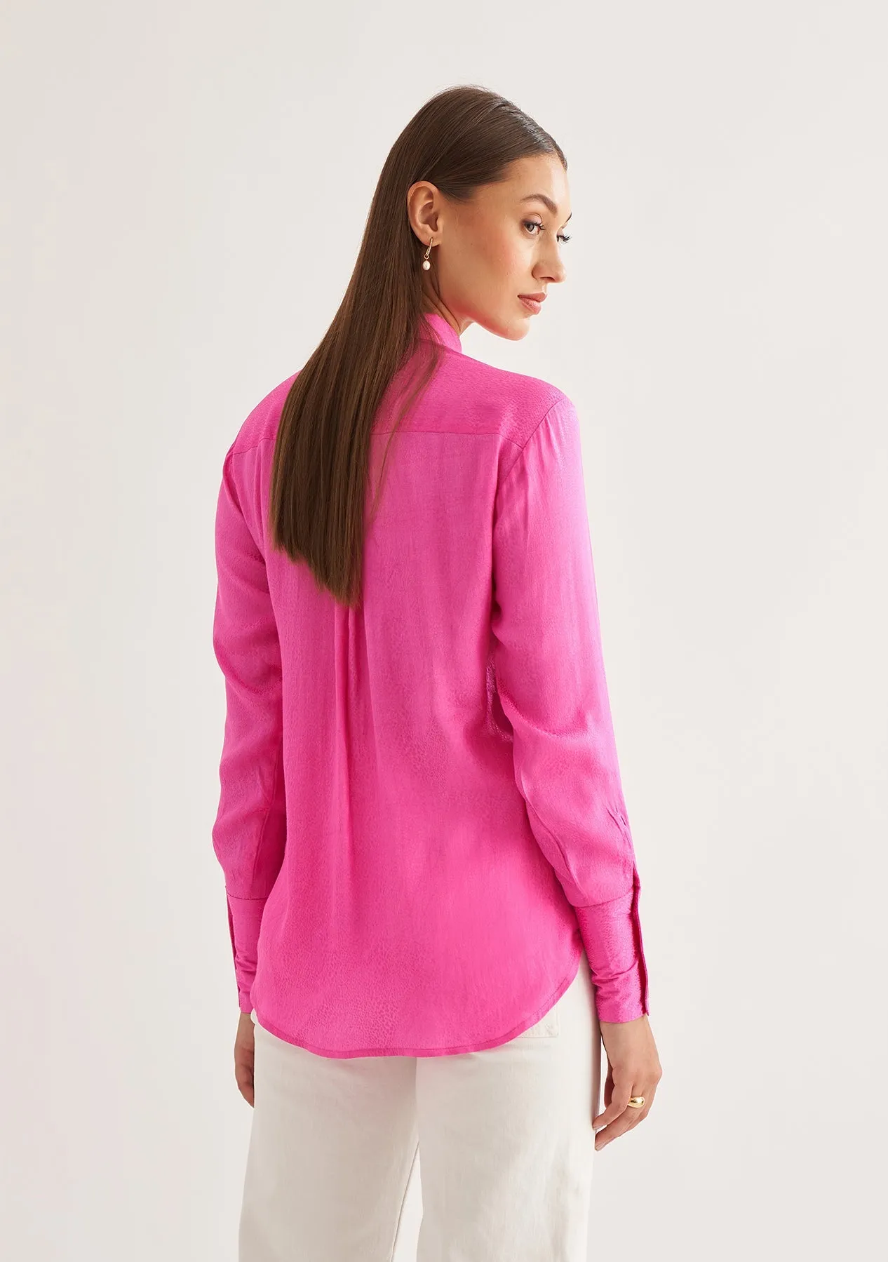 Elegant Solid Regular Long sleeve Shirt