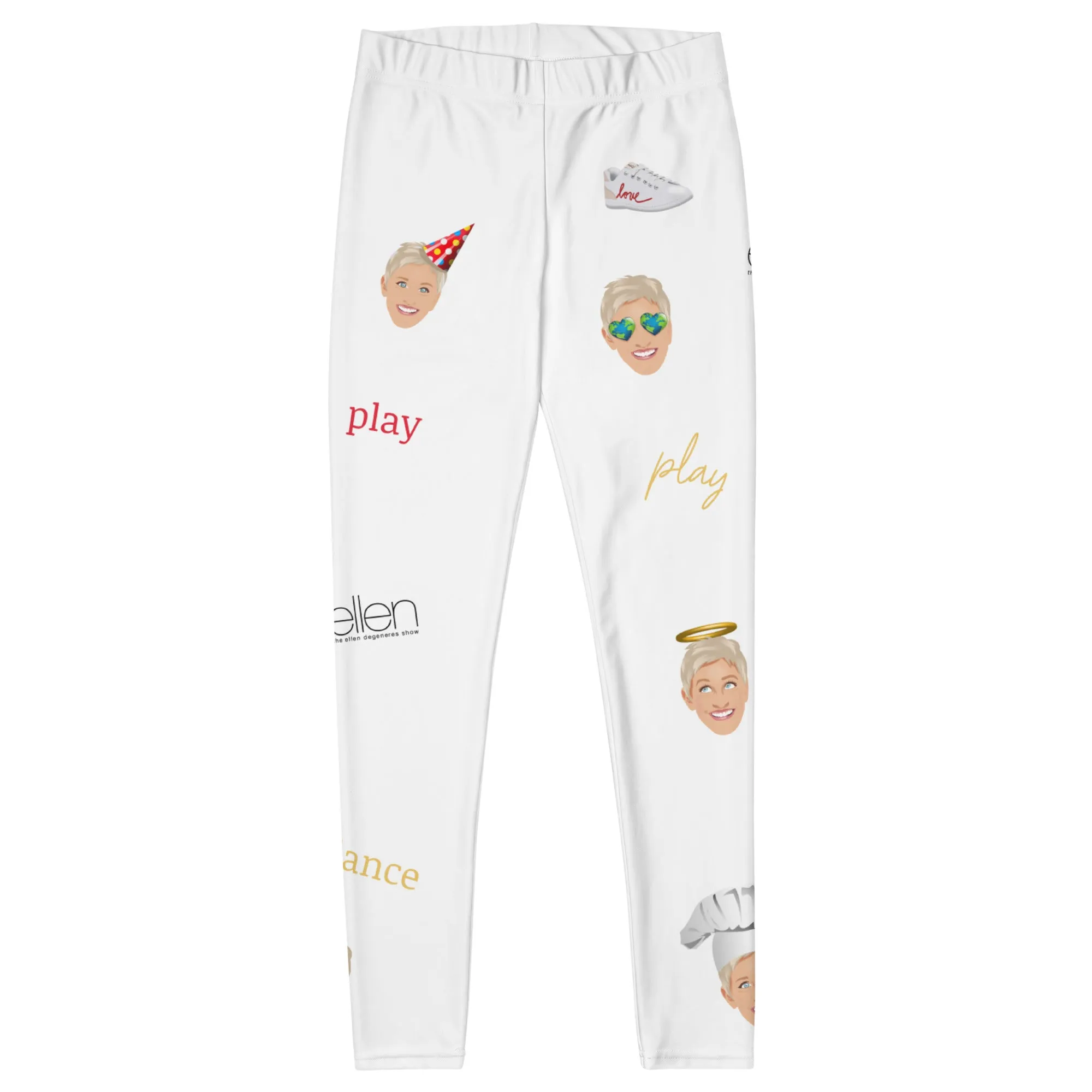 Ellen Emoji Leggings-White