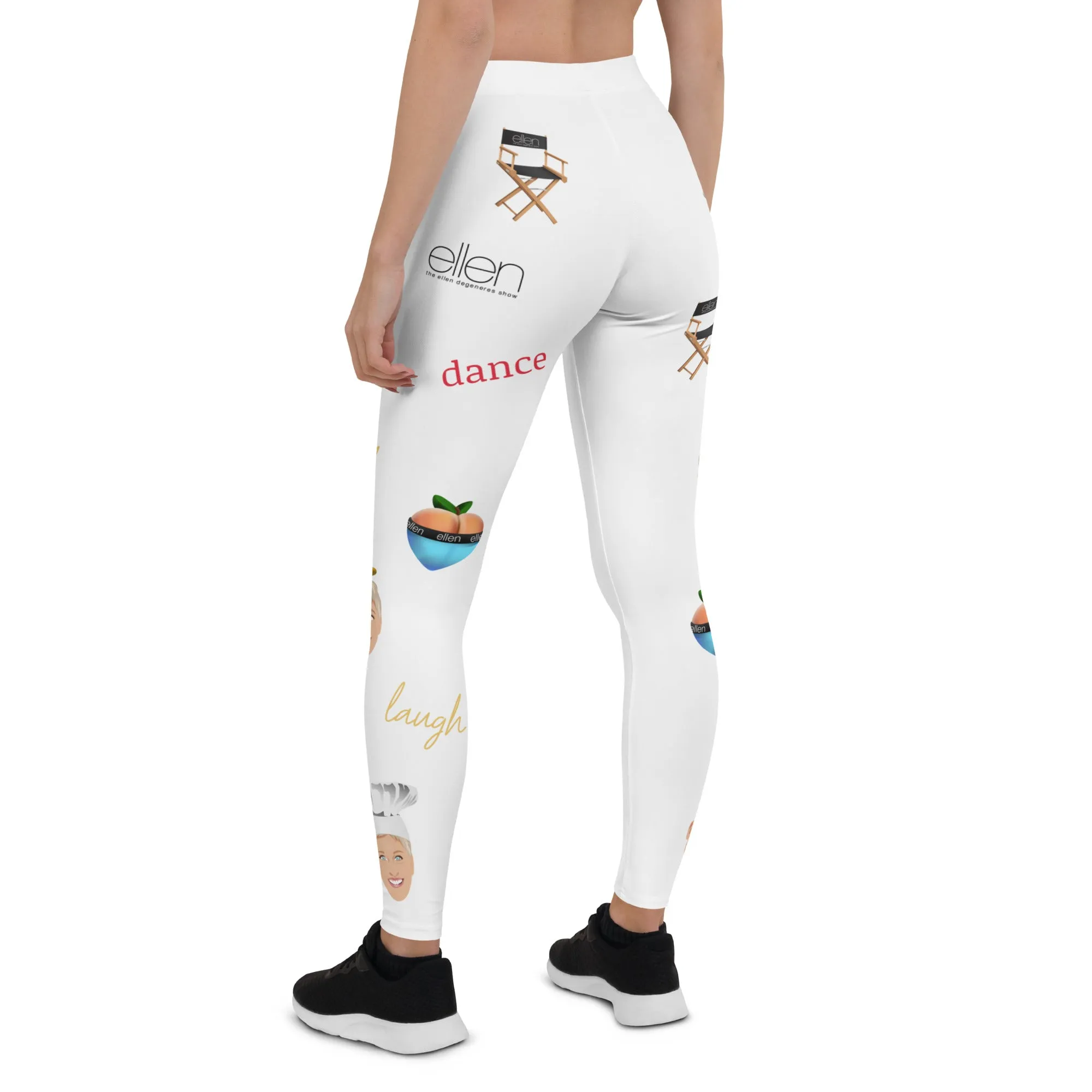 Ellen Emoji Leggings-White