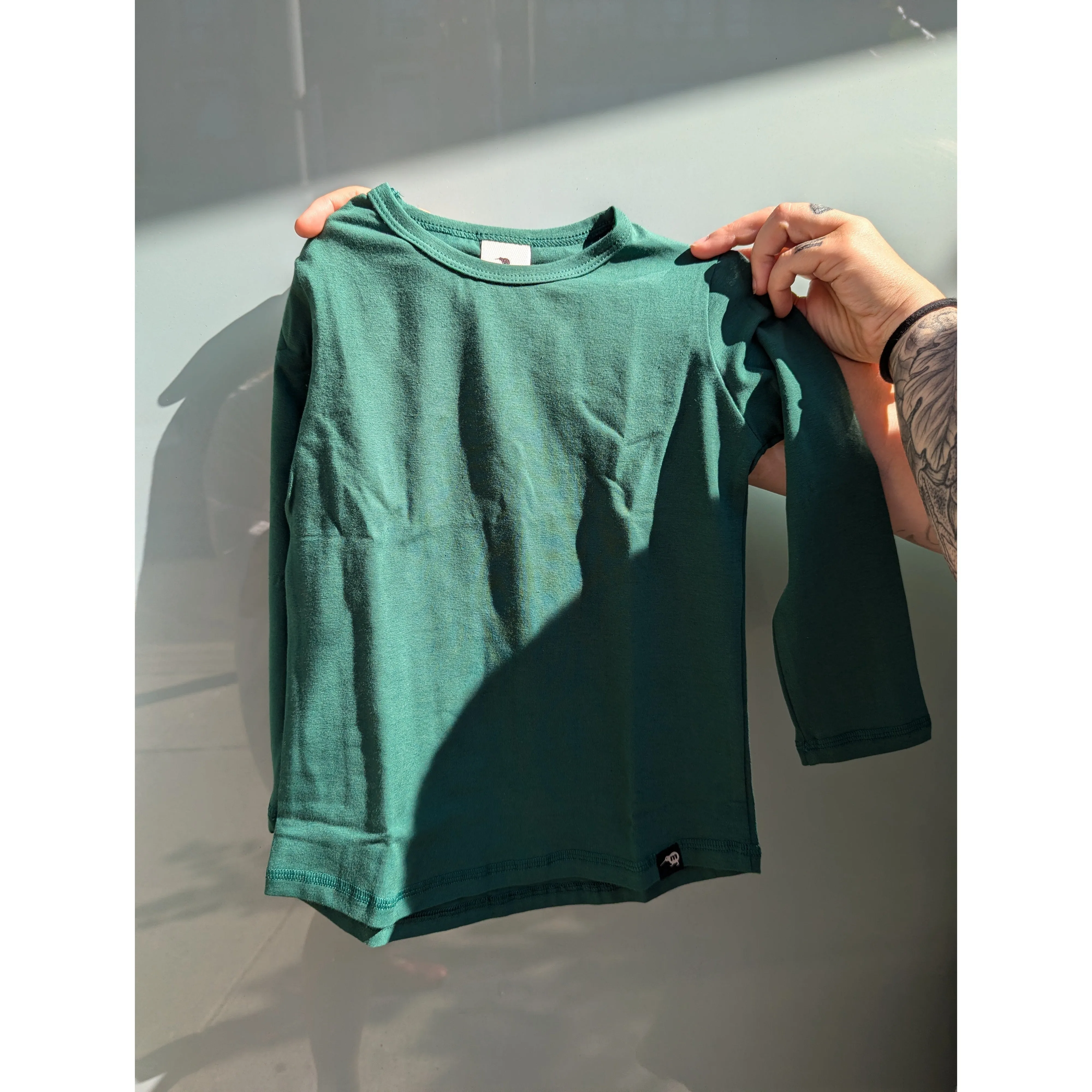 Emerald Green Long Sleeve Shirt