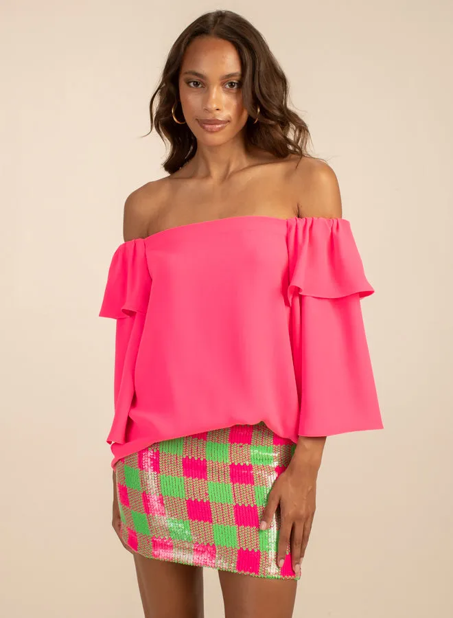 Excited Top - Papillon Pink