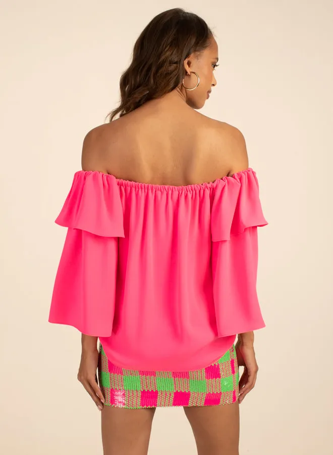 Excited Top - Papillon Pink