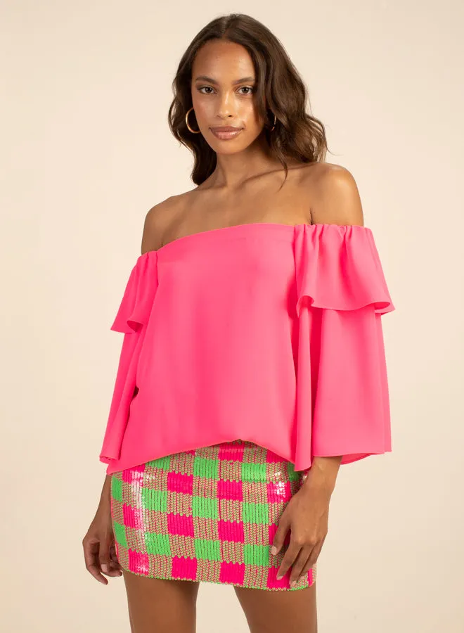 Excited Top - Papillon Pink