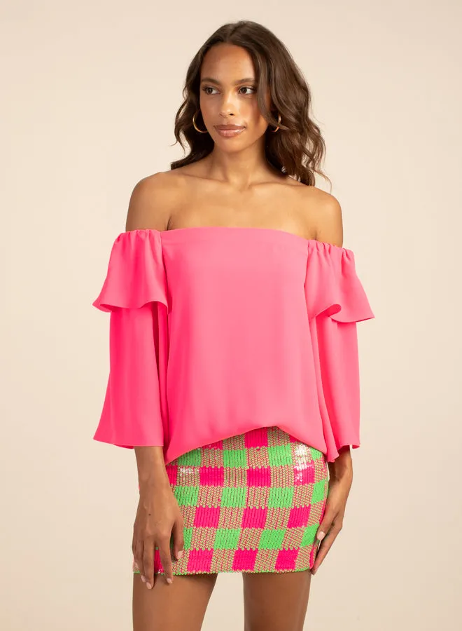 Excited Top - Papillon Pink