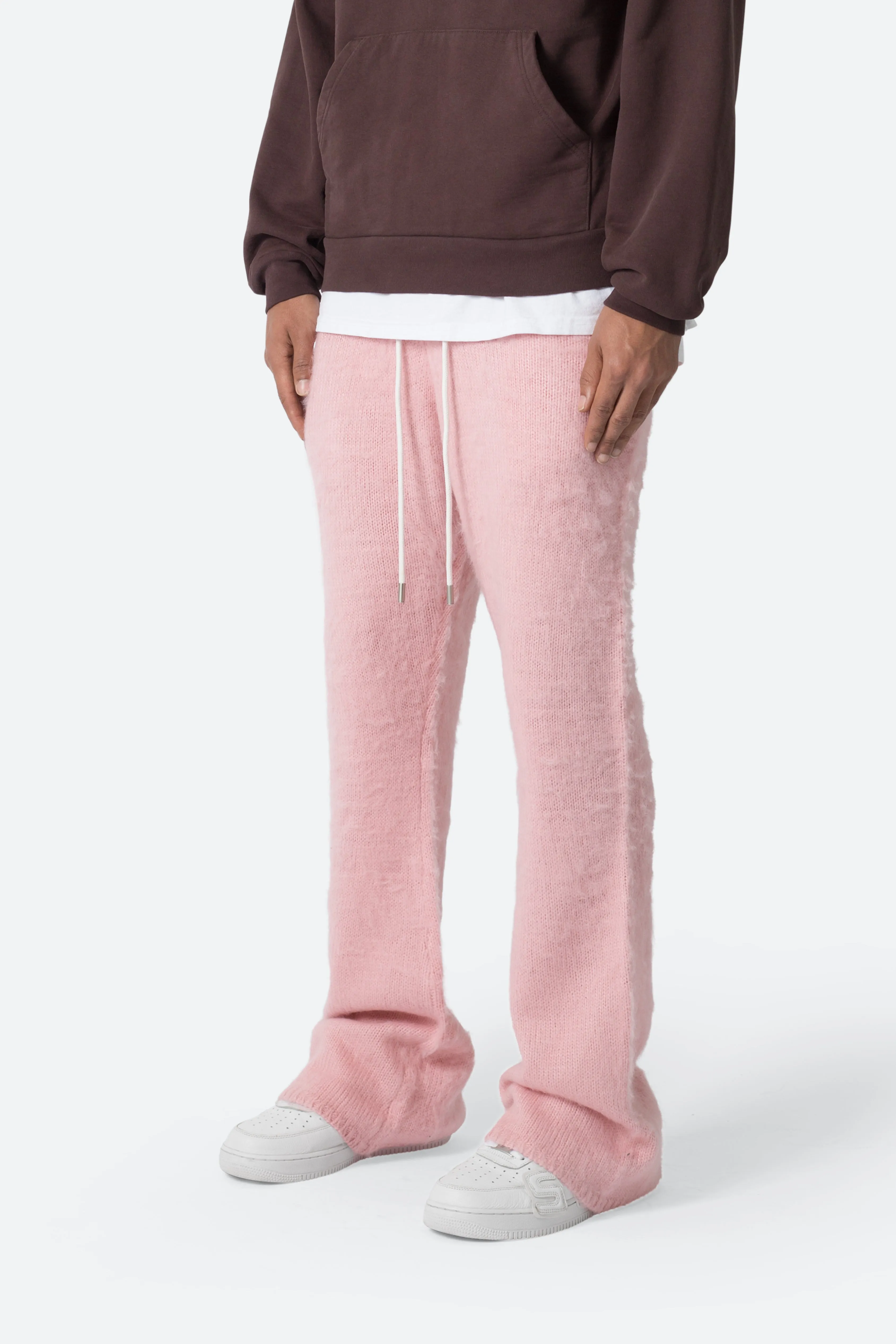 Fuzzy Sweatpants - Pink