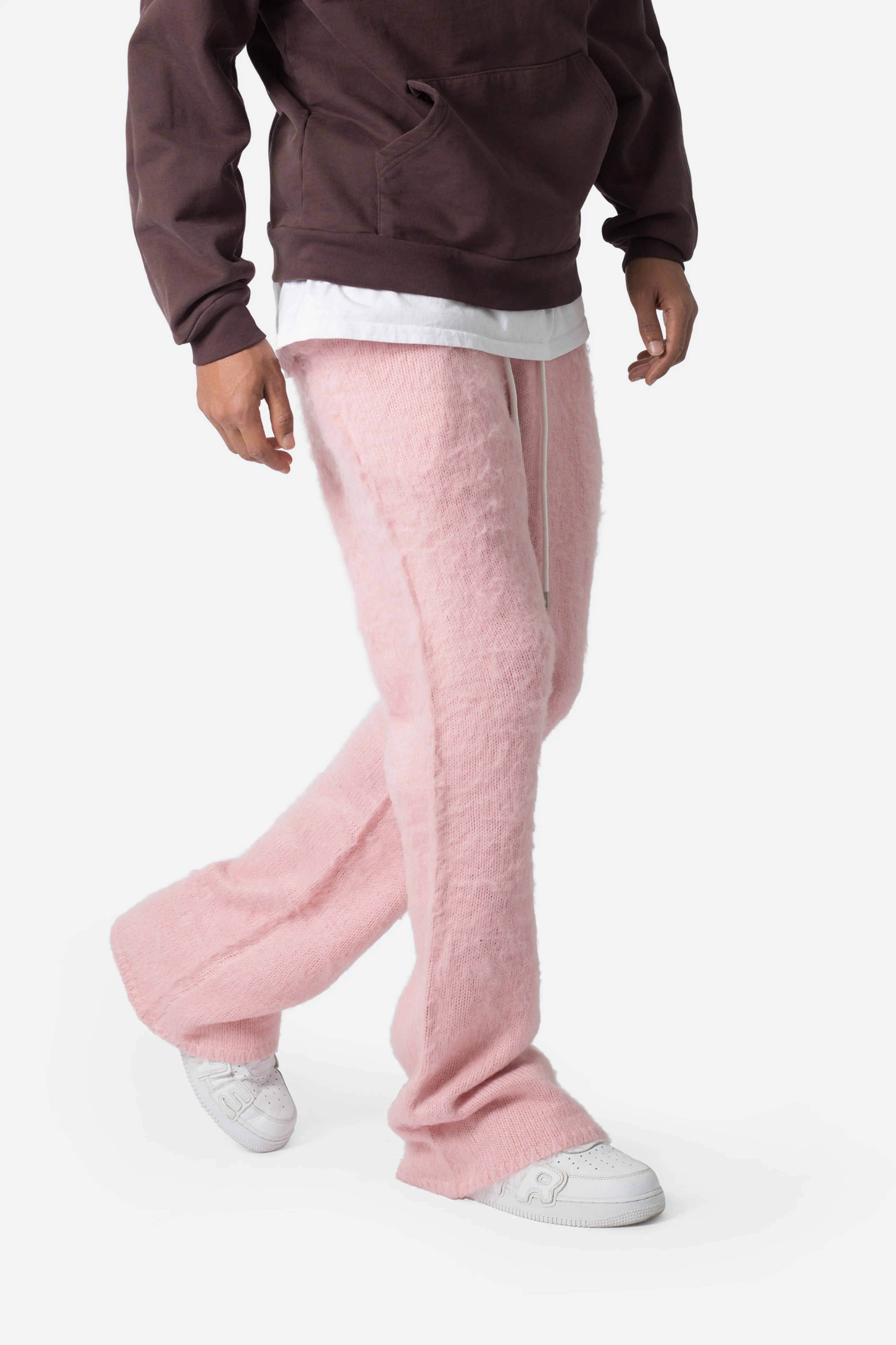 Fuzzy Sweatpants - Pink