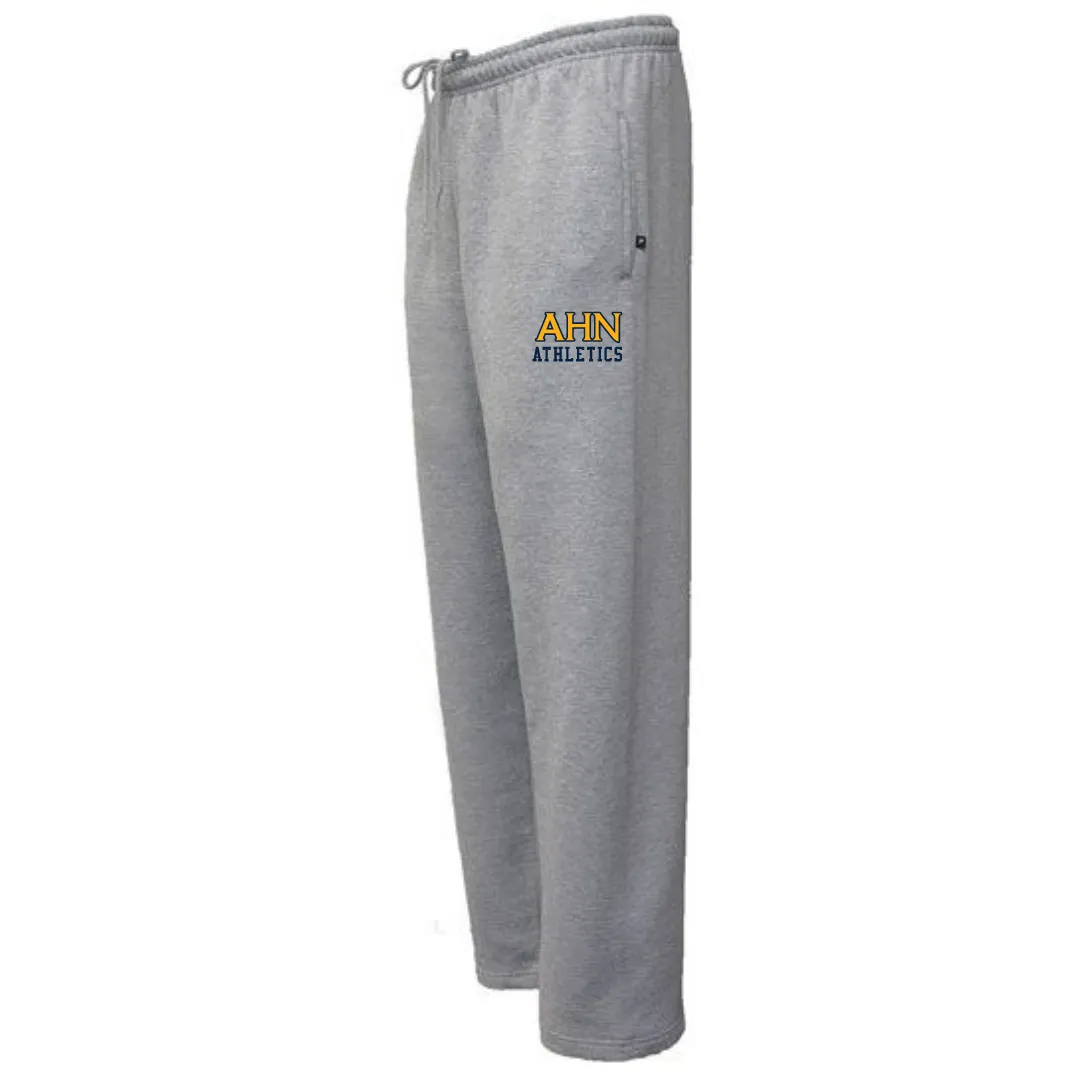 HLYNMEATHLC- Collegiate Open bottom Style Sweatpants with pockets