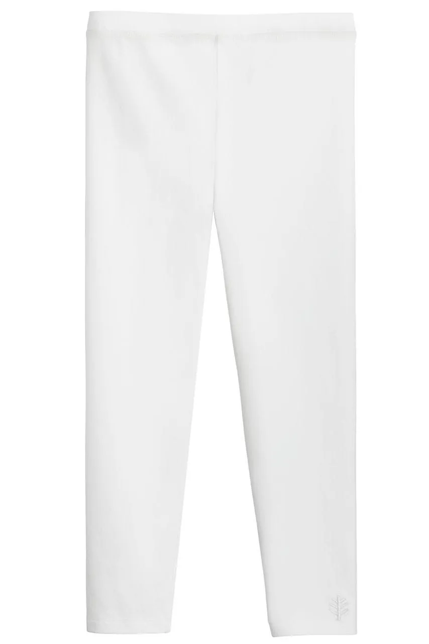 Kid's Monterey Summer Leggings  |  White