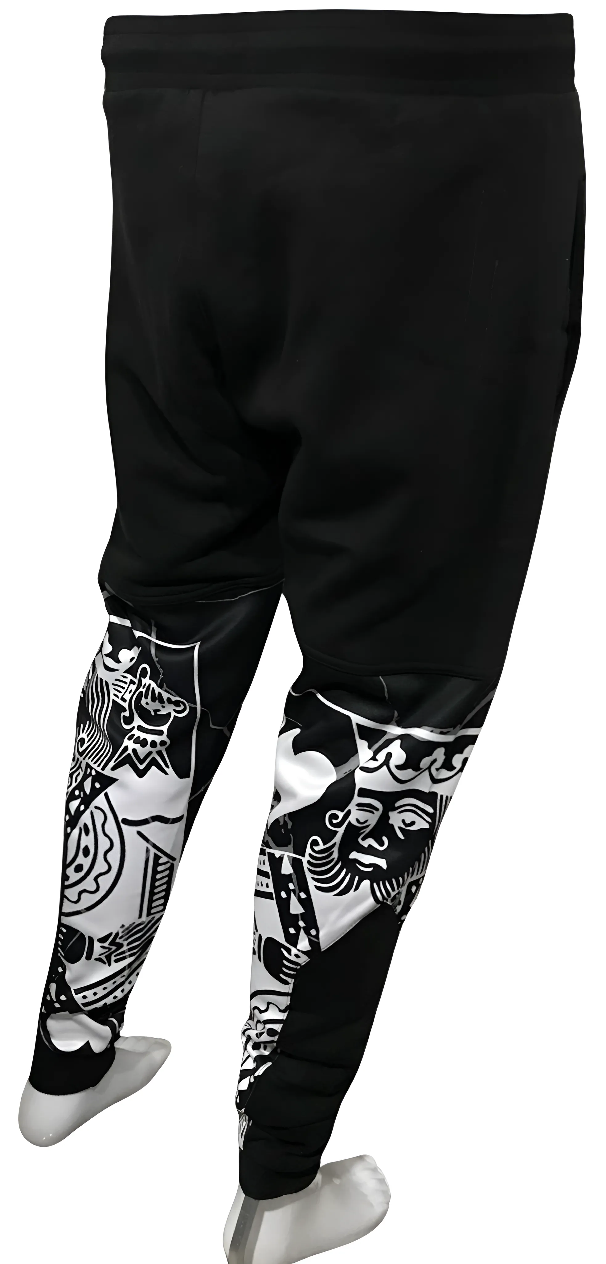 ^KING OF HEARTS^ LUXURY JOGGER SWEATPANTS (CUT & SEW) (EMBROIDERED LOGOS)