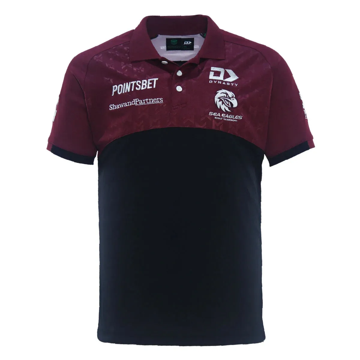 Manly Warringah Sea Eagles Media Polo  Shirt