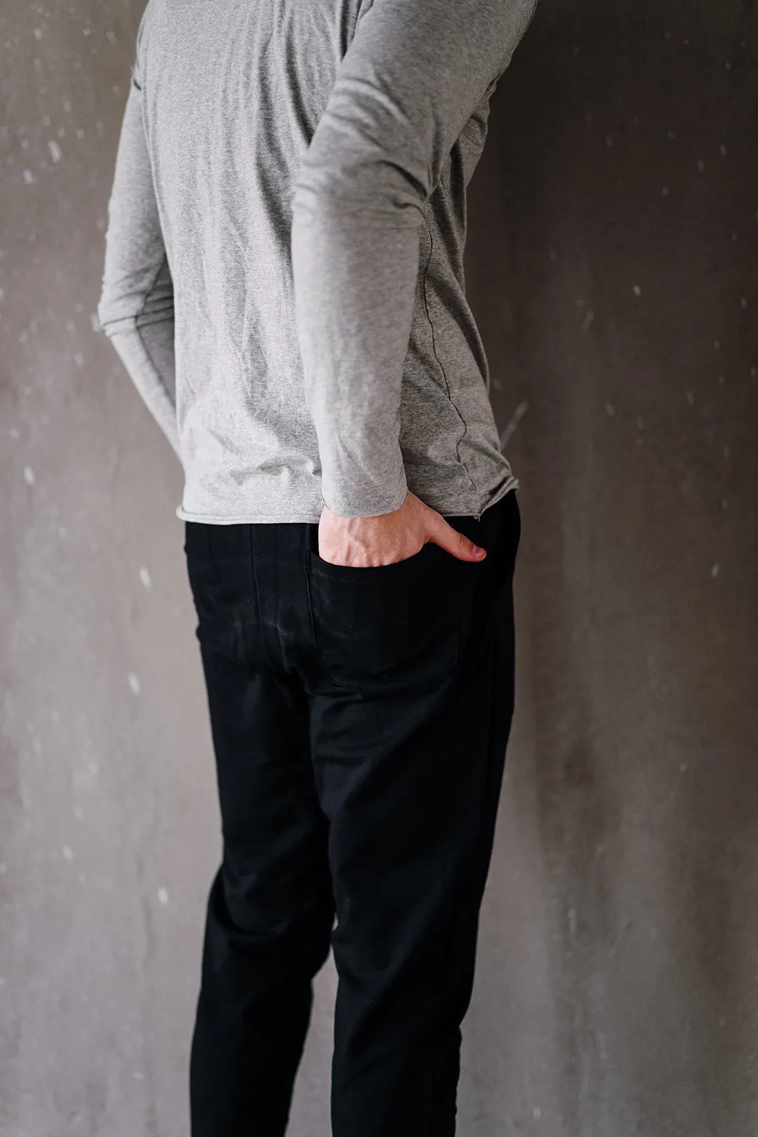 Men's Black Comfort Joggers