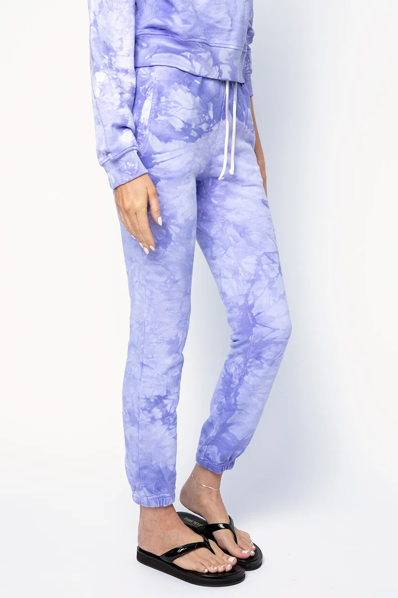 Milan Sweatpants in Lilac Crystal