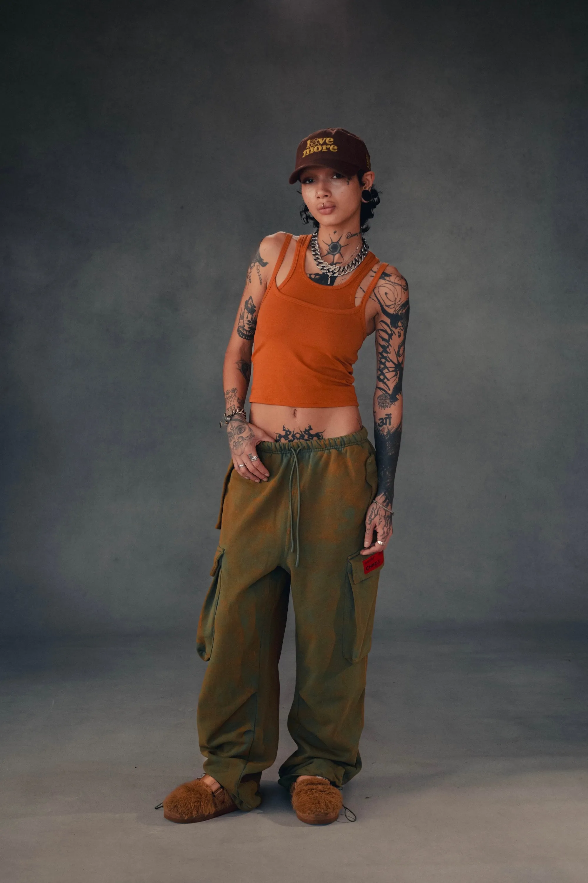 Mossy Tie-Dye Cargo Pants