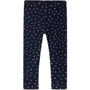 Name It Dark Sapphire Heart AOP Davina Sweat Fleece Legging Noos