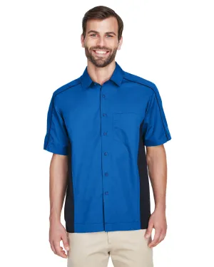 North End 87042 Men's Fuse Colorblock Twill Shirt