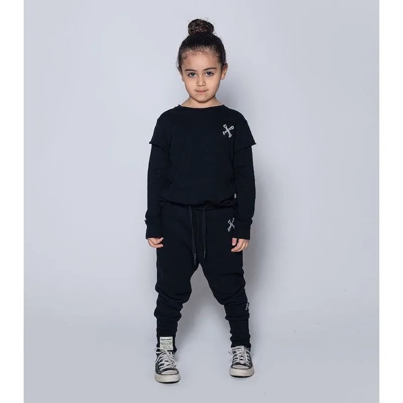 NUNUNU Cross Bone Sweatpants