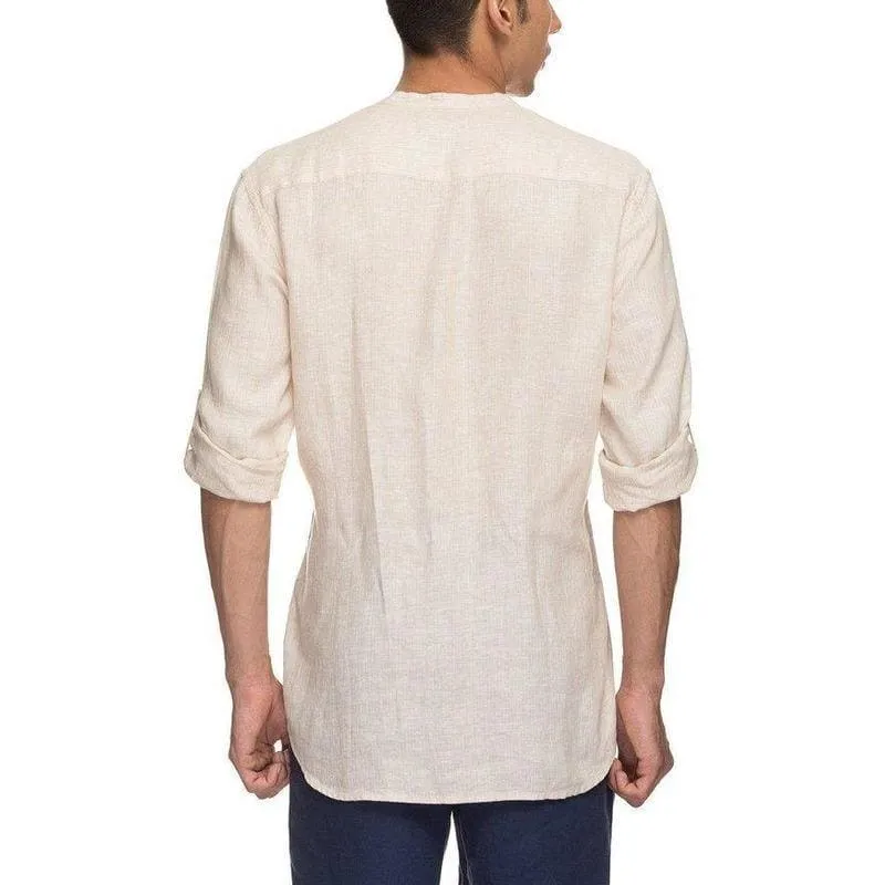 Off-White Bengal Khadi Men Shirt