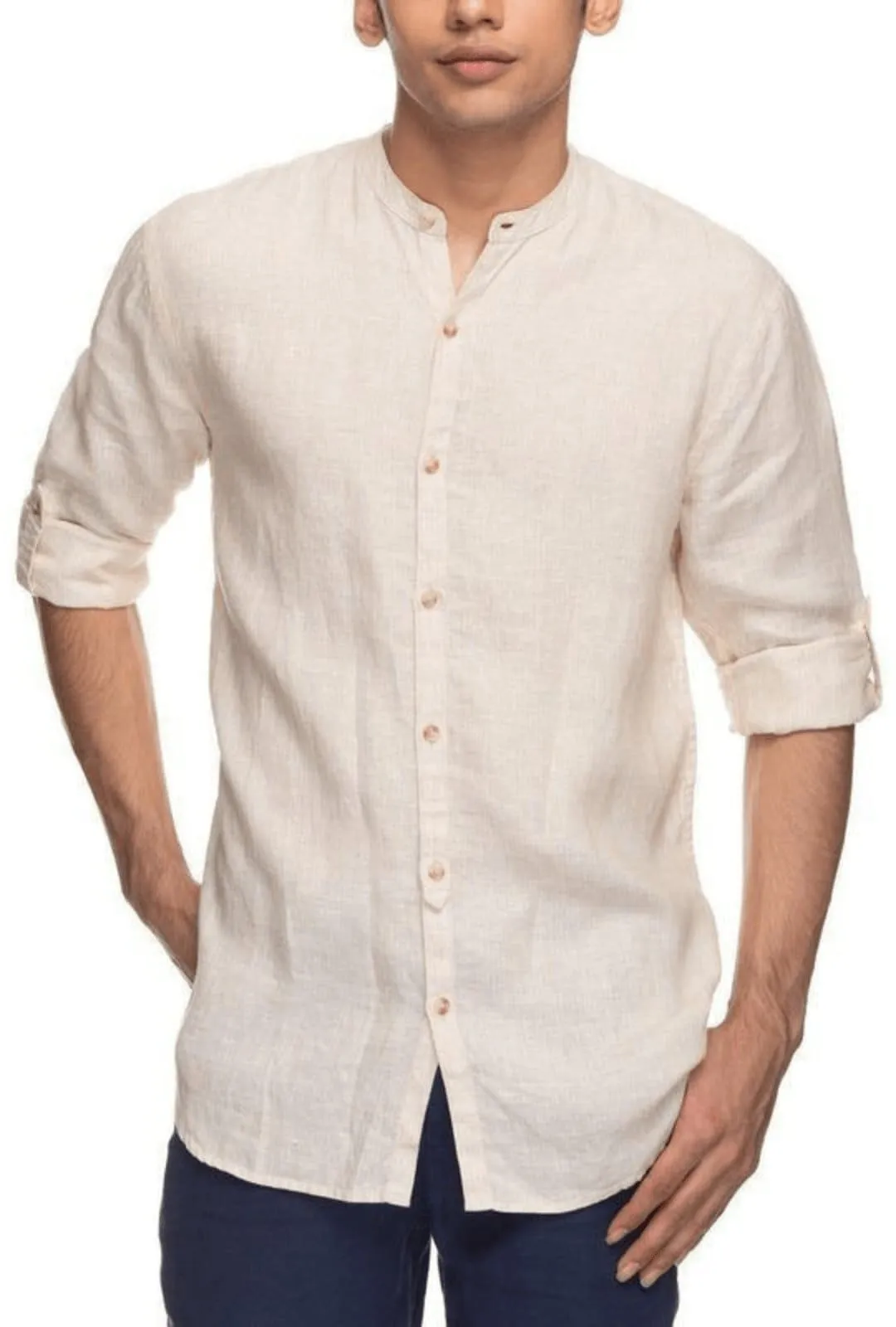 Off-White Bengal Khadi Men Shirt