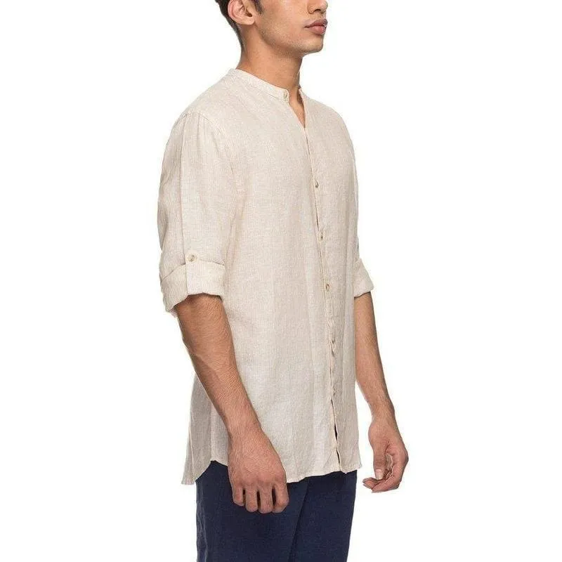 Off-White Bengal Khadi Men Shirt