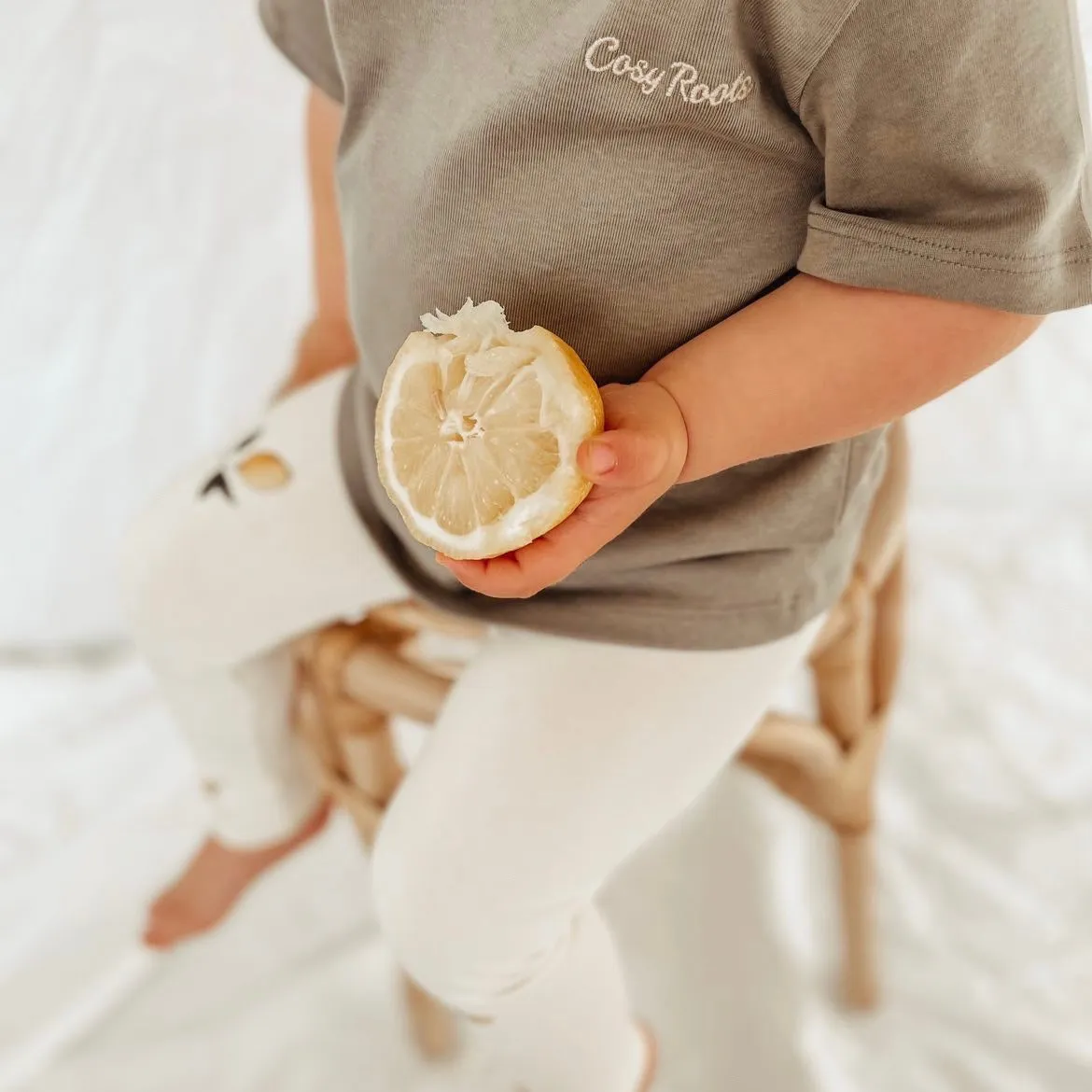 Organic Leggings - Pure Lemon