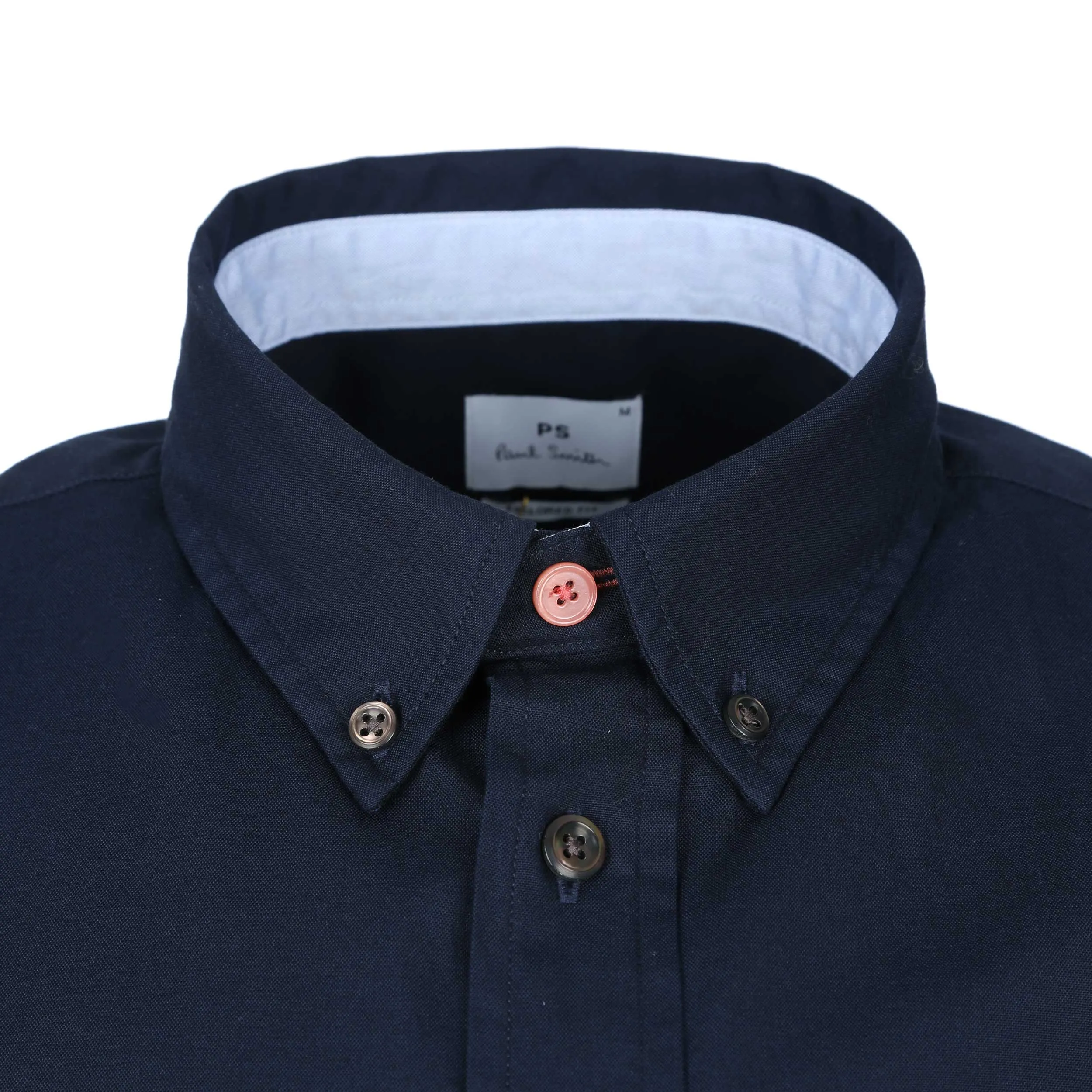 Paul Smith Tailored Fit SS Shirt in Navy