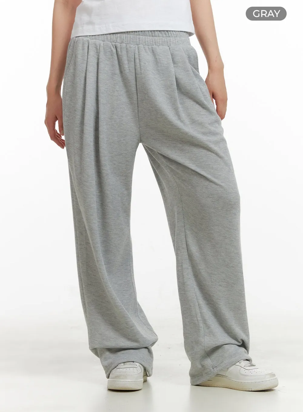 Pintuck Banded Sweatpants CU424