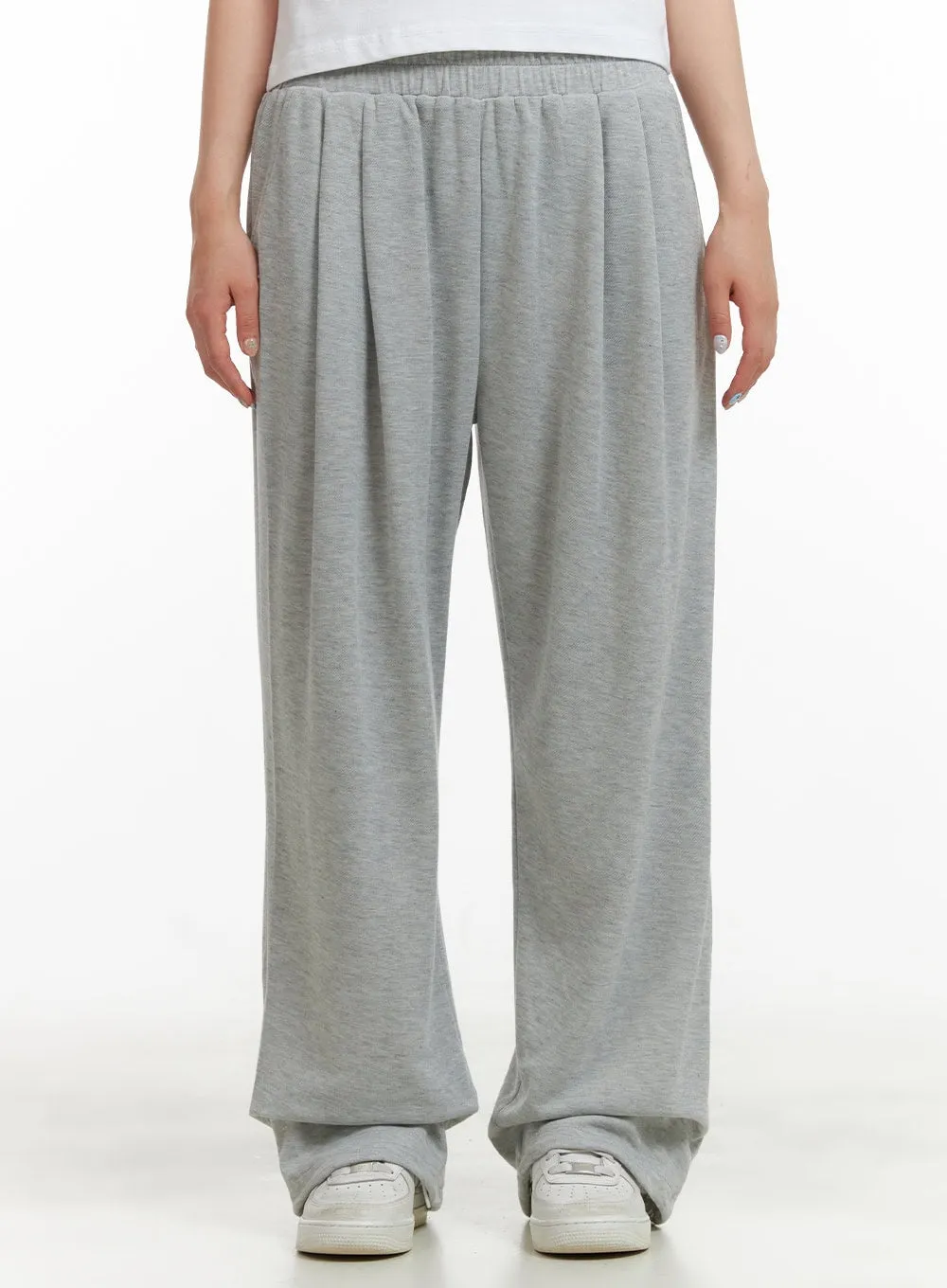 Pintuck Banded Sweatpants CU424