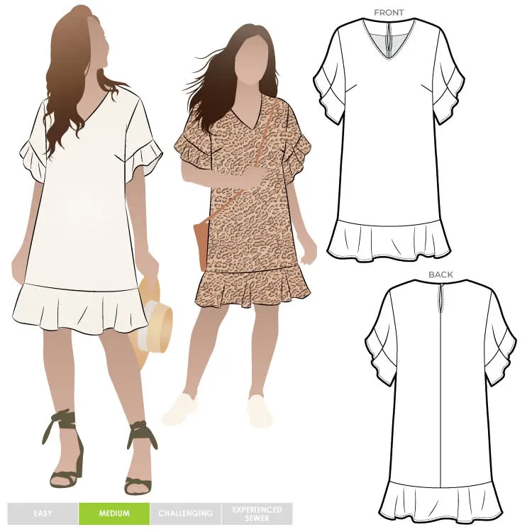 Pixie Woven Dress - Sewing Pattern | Style Arc