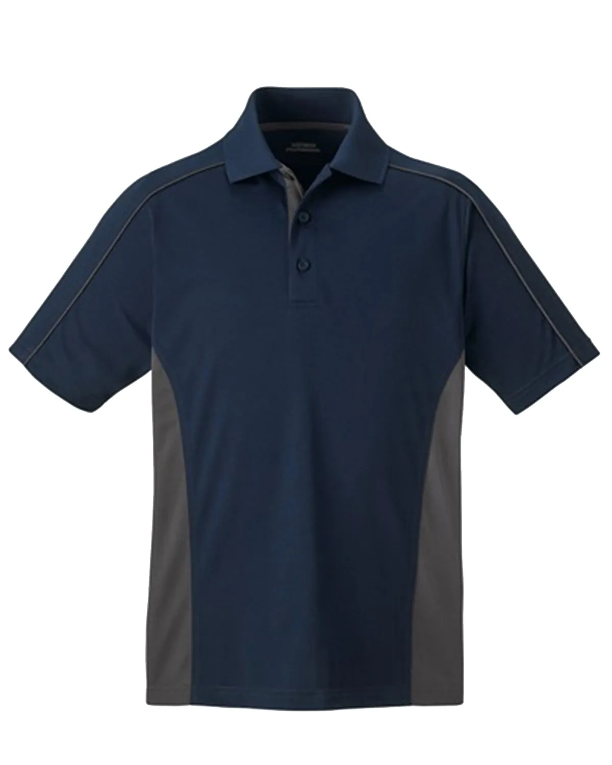 Polo Shirt - Blue and Grey C&E Crest (Discontinued)