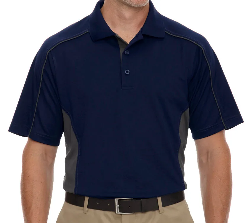 Polo Shirt - Blue and Grey C&E Crest (Discontinued)