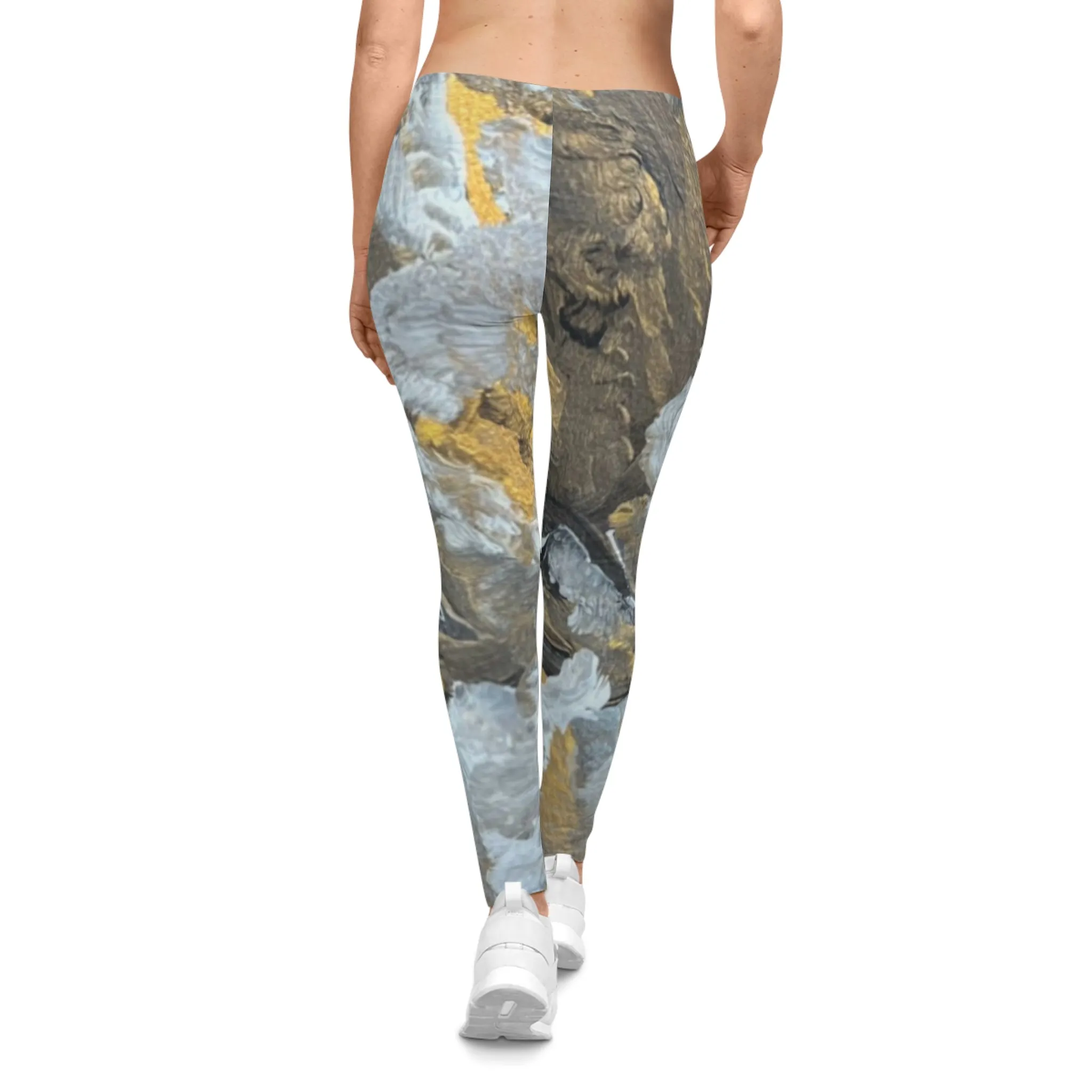 "Strength" Abstract-  Women's Casual Leggings