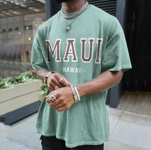 Retro Oversized MAUI  T-Shirt